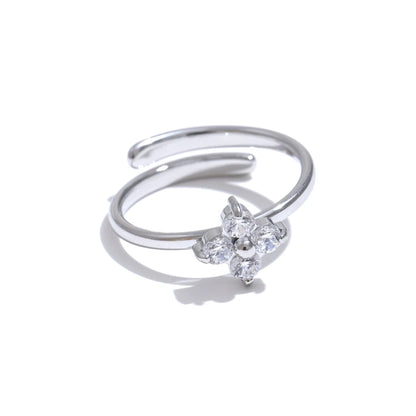 Fleur Scintillante — Acier Inoxydable